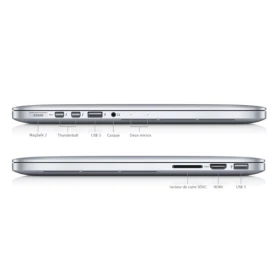 MacBook Pro 13" (2013) - Core i5 2.4GHz 256 Go SSD - RAM 8 Go - Argent - Correct