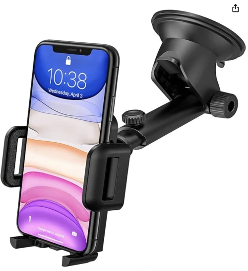 Clip for car phone holder