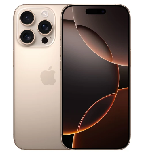 iPhone 16 Pro 128 GB Tit&acirc;nio‑deserto
