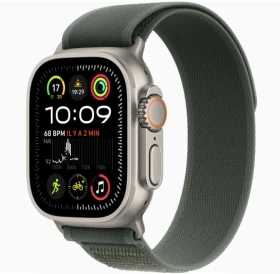 Apple Watch Ultra (2022) GPS + Cellular 49mm Titanio Naturale - Trail Loop verde