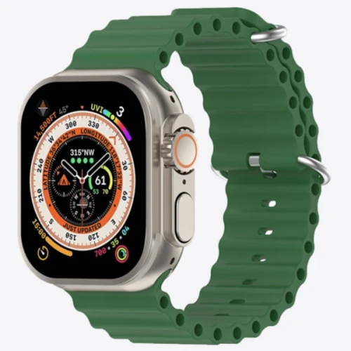 Apple Watch Ultra 2 (2023) GPS + Cellular 49mm Titanio Natural - Bucle Oceanico verde