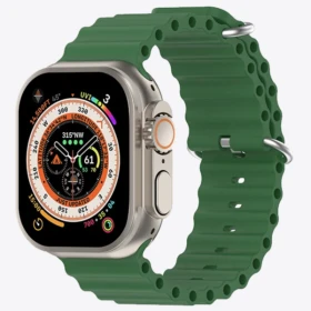 Apple Watch Ultra (2022) GPS + Cellular 49mm Naturel Titanium - Trail Loop gr&uuml;n
