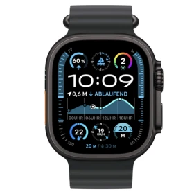 Apple Watch Ultra (2022) GPS + Cellular 49mm Naturel Titanium - Trail Loop grün