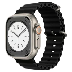 Apple Watch Ultra (2022) GPS + Cellular 49mm Titan Naturligt - Terr&auml;ngloop gr&ouml;n