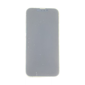 Foto de la pantalla sobreexpuesta para resaltar las imperfecciones