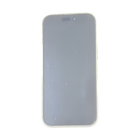 Foto de la pantalla sobreexpuesta para resaltar las imperfecciones