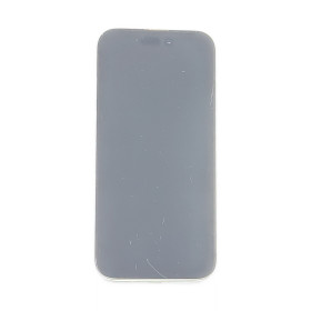 Foto de la pantalla sobreexpuesta para resaltar las imperfecciones