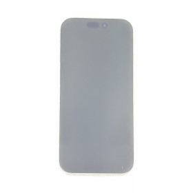 Foto de la pantalla sobreexpuesta para resaltar las imperfecciones
