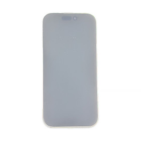 Foto de la pantalla sobreexpuesta para resaltar las imperfecciones