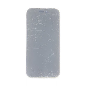 Foto de la pantalla sobreexpuesta para resaltar las imperfecciones
