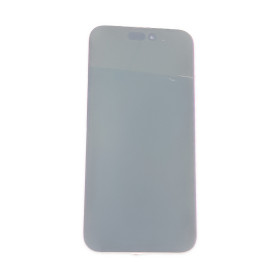 Foto de la pantalla sobreexpuesta para resaltar las imperfecciones