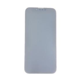 Foto de la pantalla sobreexpuesta para resaltar las imperfecciones
