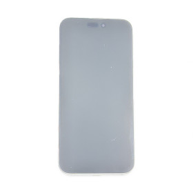 Foto de la pantalla sobreexpuesta para resaltar las imperfecciones