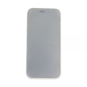 Foto de la pantalla sobreexpuesta para resaltar las imperfecciones