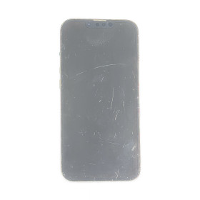 Foto de la pantalla sobreexpuesta para resaltar las imperfecciones