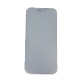 Foto de la pantalla sobreexpuesta para resaltar las imperfecciones
