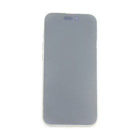Foto de la pantalla sobreexpuesta para resaltar las imperfecciones