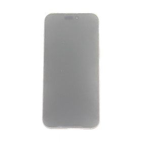 Foto de la pantalla sobreexpuesta para resaltar las imperfecciones
