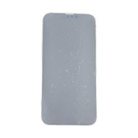 Foto de la pantalla sobreexpuesta para resaltar las imperfecciones