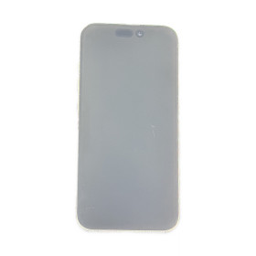 Foto de la pantalla sobreexpuesta para resaltar las imperfecciones