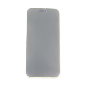 Foto de la pantalla sobreexpuesta para resaltar las imperfecciones