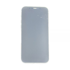 Foto de la pantalla sobreexpuesta para resaltar las imperfecciones