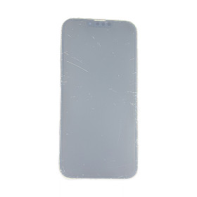 Foto de la pantalla sobreexpuesta para resaltar las imperfecciones