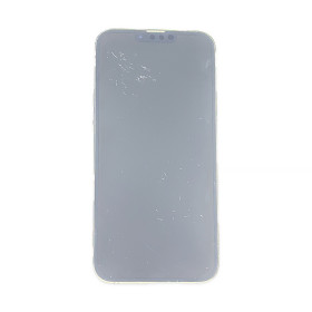 Foto de la pantalla sobreexpuesta para resaltar las imperfecciones