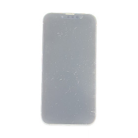 Foto de la pantalla sobreexpuesta para resaltar las imperfecciones