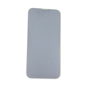Foto de la pantalla sobreexpuesta para resaltar las imperfecciones
