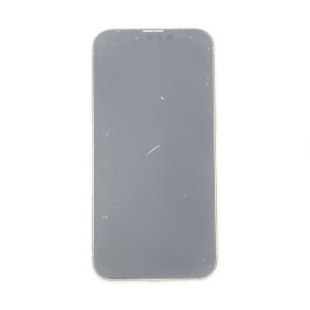 Foto de la pantalla sobreexpuesta para resaltar las imperfecciones