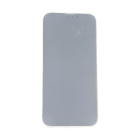 Foto de la pantalla sobreexpuesta para resaltar las imperfecciones