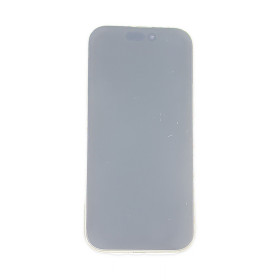 Foto de la pantalla sobreexpuesta para resaltar las imperfecciones