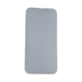 Foto de la pantalla sobreexpuesta para resaltar las imperfecciones