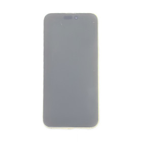Foto de la pantalla sobreexpuesta para resaltar las imperfecciones
