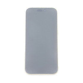 Foto de la pantalla sobreexpuesta para resaltar las imperfecciones