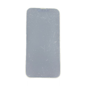 Foto de la pantalla sobreexpuesta para resaltar las imperfecciones