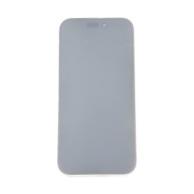 Foto de la pantalla sobreexpuesta para resaltar las imperfecciones