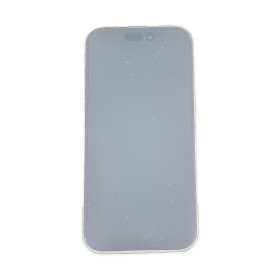 Overexposed screen photo to highlight imperfections