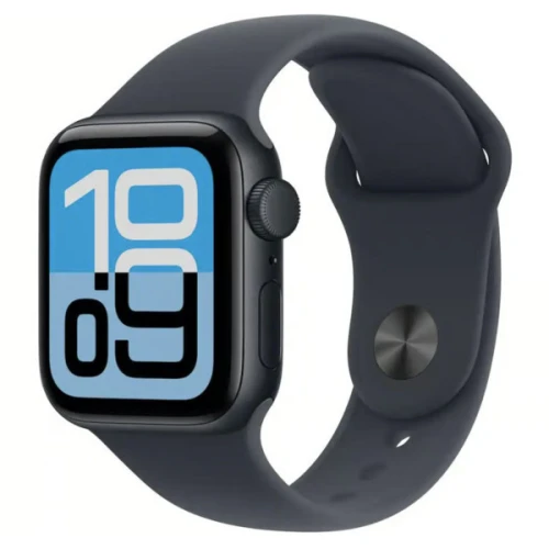 Apple Watch Series SE 3 (2025) GPS + Cellular 44 mm - Midnight Aluminum - Black Sport Band