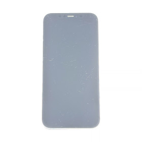 Overexposed screen photo to highlight imperfections