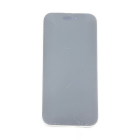 Foto dello schermo sovraesposta per evidenziare le imperfezion