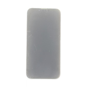 Foto de la pantalla sobreexpuesta para resaltar las imperfecciones