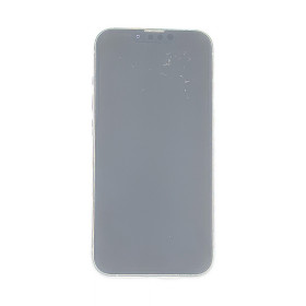 Foto de la pantalla sobreexpuesta para resaltar las imperfecciones