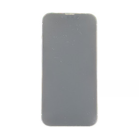 Foto de la pantalla sobreexpuesta para resaltar las imperfecciones