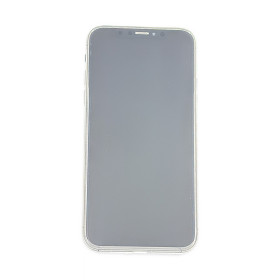 Foto de la pantalla sobreexpuesta para resaltar las imperfecciones