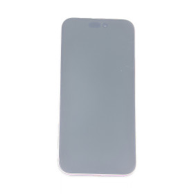 Foto de la pantalla sobreexpuesta para resaltar las imperfecciones