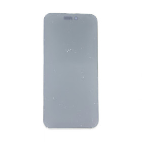 Foto de la pantalla sobreexpuesta para resaltar las imperfecciones