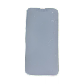 Foto de la pantalla sobreexpuesta para resaltar las imperfecciones