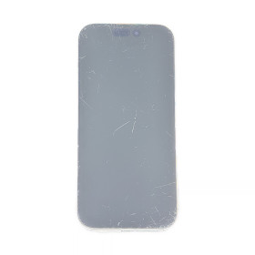 Foto de la pantalla sobreexpuesta para resaltar las imperfecciones